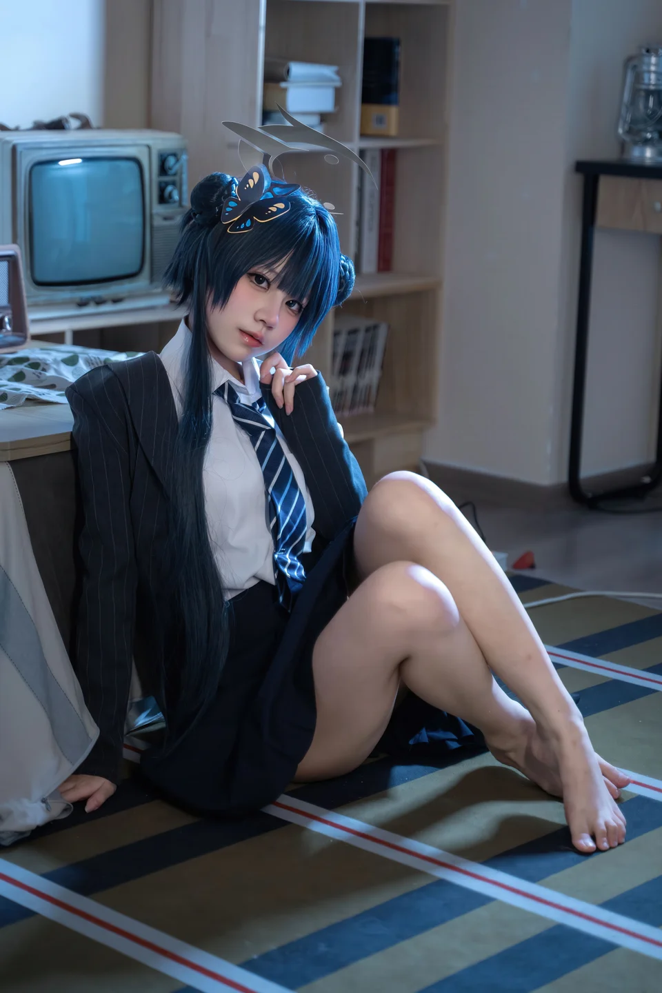 清水凪 - No.001 蔚蓝档案·龙华妃咲 JK [52P-526MB] tg@simisebaisi 【丝足阁】043.webp